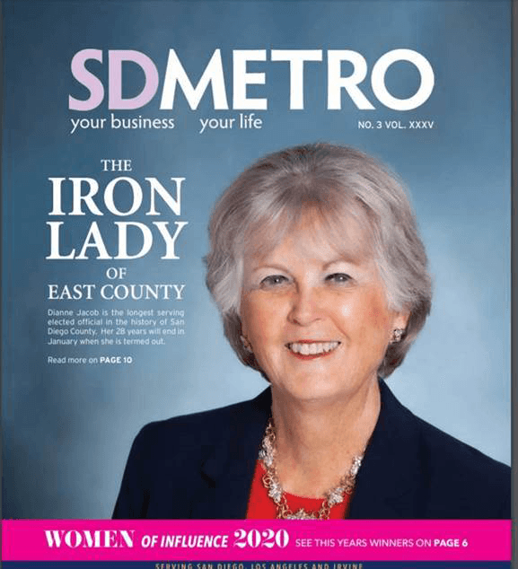 Supervisor Dianne Jacob (Ret.) - 2nd District — 1993–2020